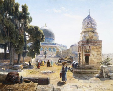 岩のドーム エルサレム イスラエル グスタフ・バウエルンファインド 東洋学者 ユダヤ人 Oil Paintings